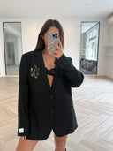 Remade oversized blazer black #94:94