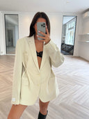 Remade oversized blazer cream #10:10