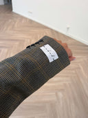 Remade oversized blazer mini checks blue/yellow #33:33