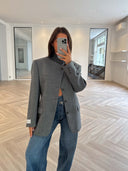 Remade oversized blazer grey #08:08