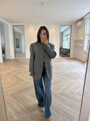 Remade oversized blazer grey #08:08