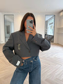Remade oversized blazer grey #05:05