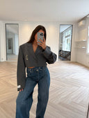 Remade oversized blazer grey #05:05