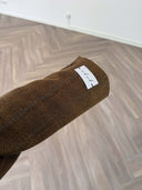 Remade oversized blazer tartan brown #85:85