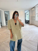 Remade oversized blazer beige #25:25