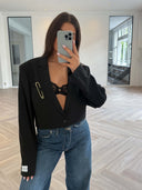 Remade oversized blazer black #09:09