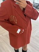 Remade oversized blazer terracotta #75:75