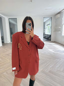 Remade oversized blazer terracotta #75:75