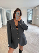 Remade oversized blazer anthracite #05:05