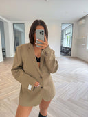 Remade oversized blazer mocha #32:32