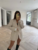 Remade oversized blazer beige #44:44