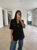 Remade oversized blazer black #58:58