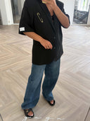 Remade oversized blazer black #58:58