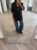Remade oversized blazer black #58:58
