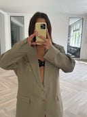 Remade oversized blazer beige #18:18