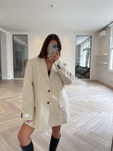 Remade oversized blazer beige #47:47