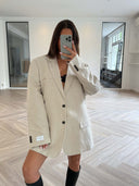 Remade oversized blazer beige #47:47