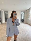 Remade oversized blazer lila #57:56