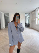 Remade oversized blazer lila #57:56