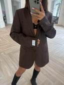 Remade oversized blazer brown #68:68