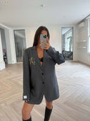 Remade oversized blazer anthracite #26:26