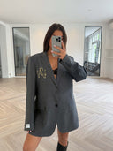 Remade oversized blazer anthracite #26:26