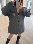 Remade oversized blazer anthracite #26:26