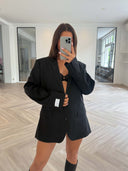 Remade oversized blazer black #14:14