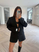 Remade oversized blazer black #14:14