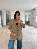 Remade oversized blazer mocha #54:54