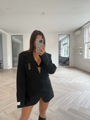 Remade oversized blazer black #95:95