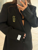 Remade oversized blazer black #95:95