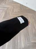 Remade cropped blazer striped black #75:75