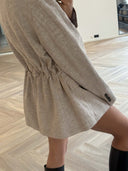 Remade oversized blazer beige #50:50